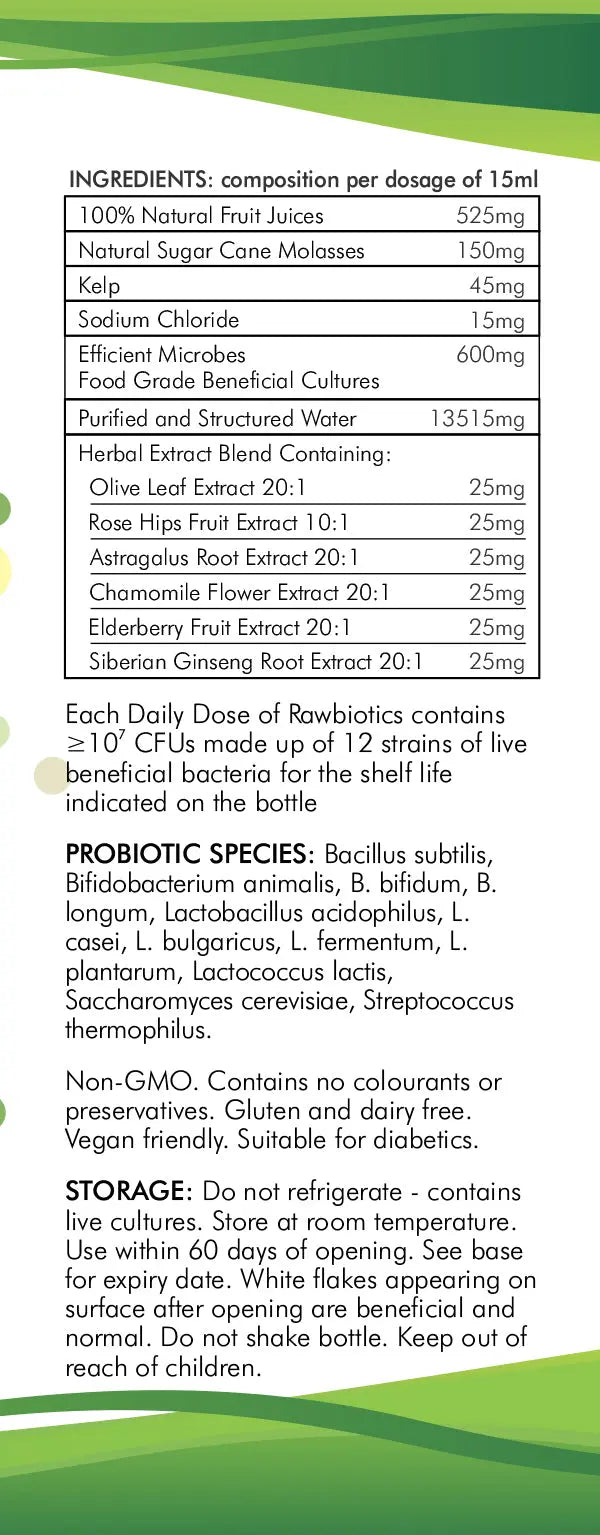 Rawbiotics Daily Balance - Rawbiotics